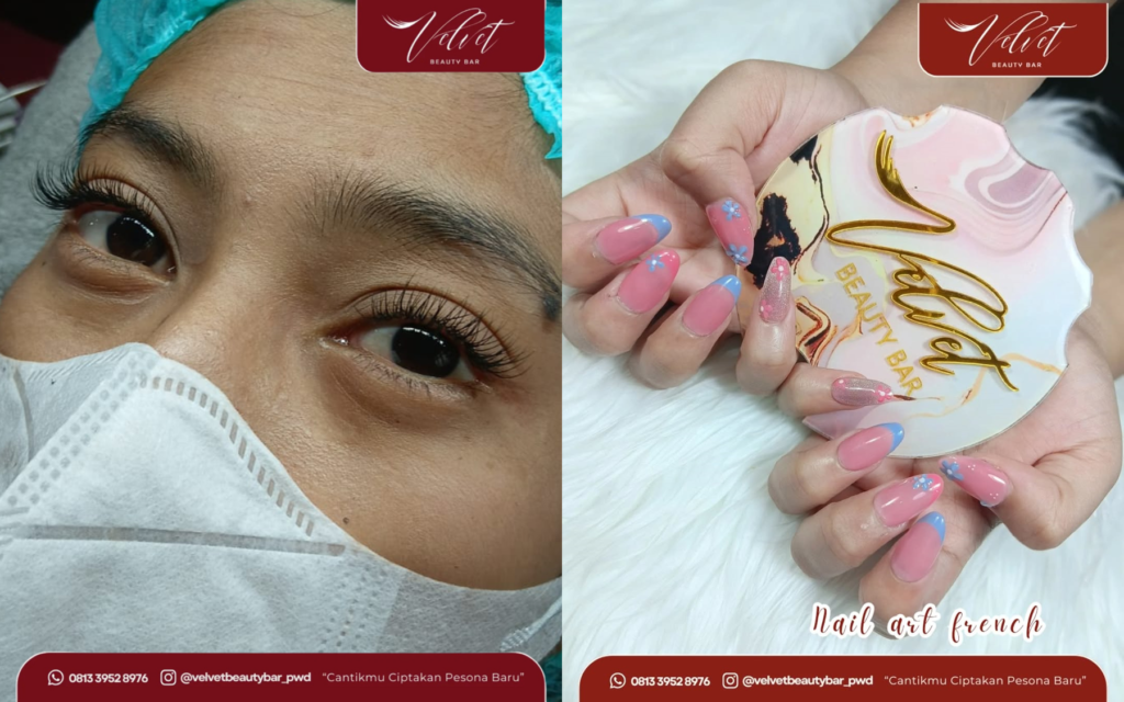 nail-art-french-dan-natural-eyelash-extension-velvet-beauty-bar-purwodadi-grobogan